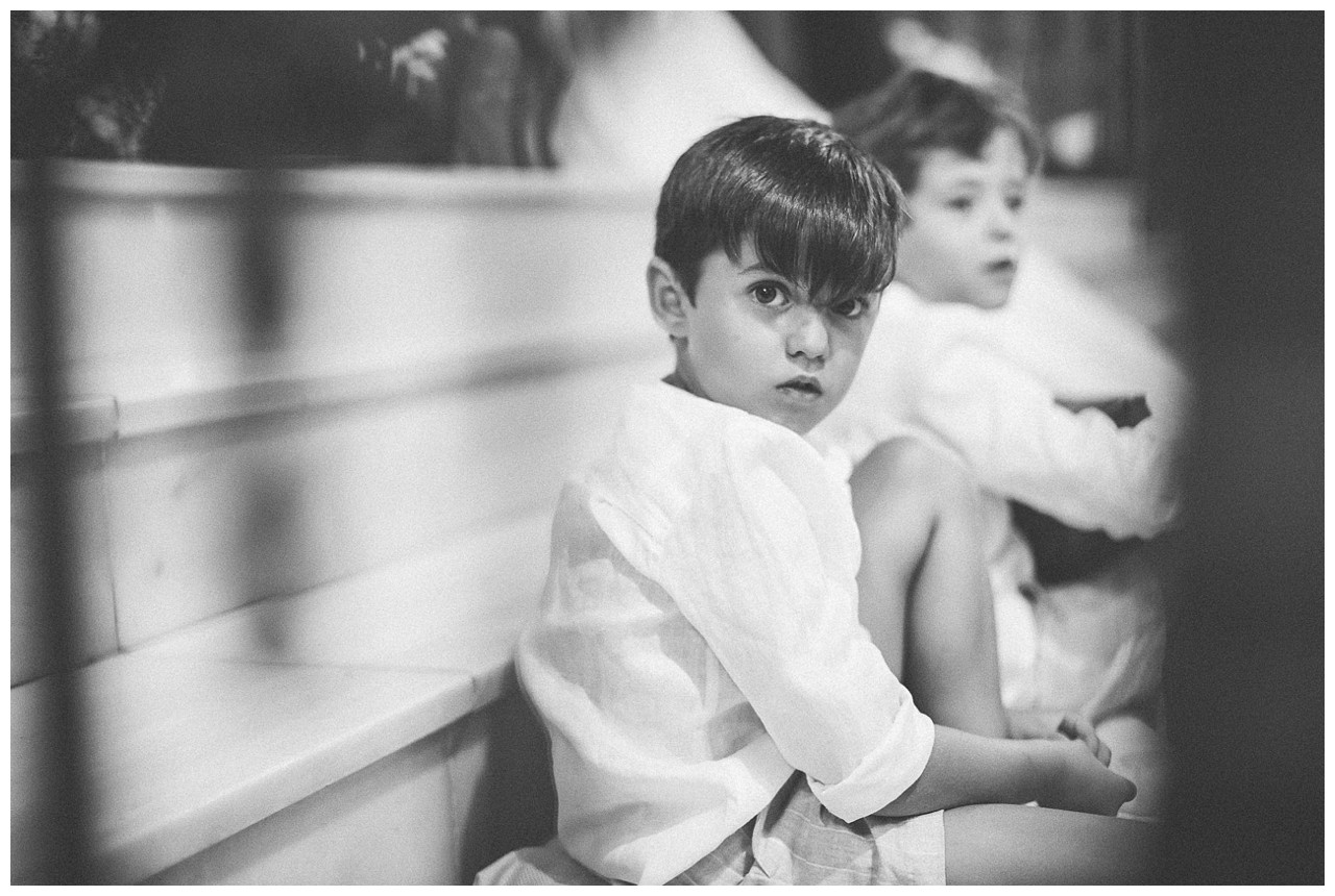 Niños en una boda