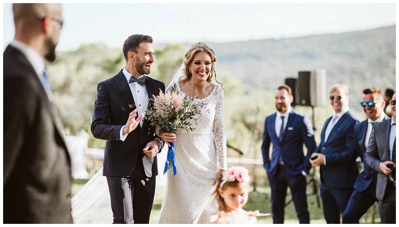 Una boda al aire libre