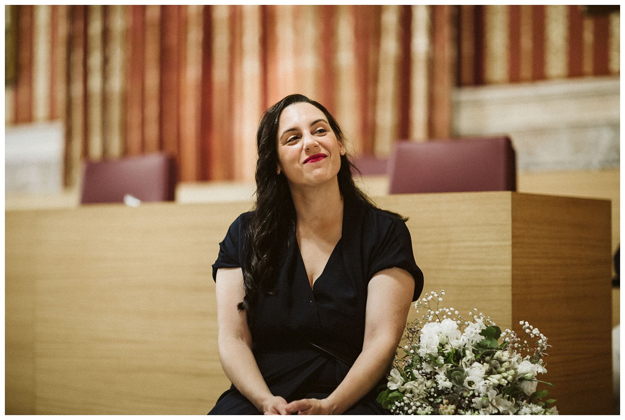 Testigo de boda en el Salón Colon del Ayuntamiento de Sevilla