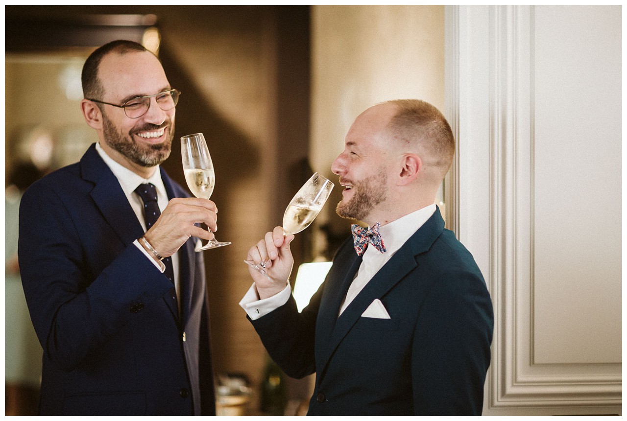 La felicidad de los novios