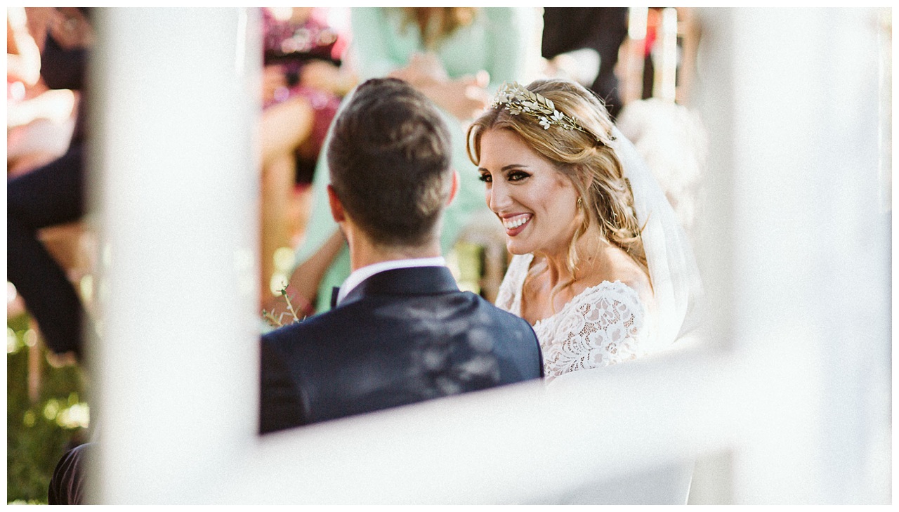 Una boda al aire libre