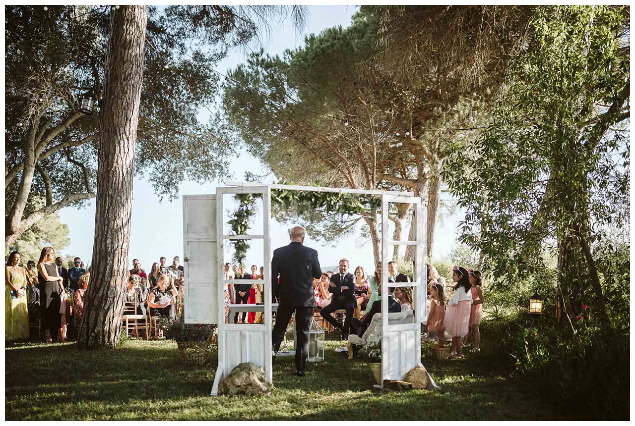 Una boda al aire libre