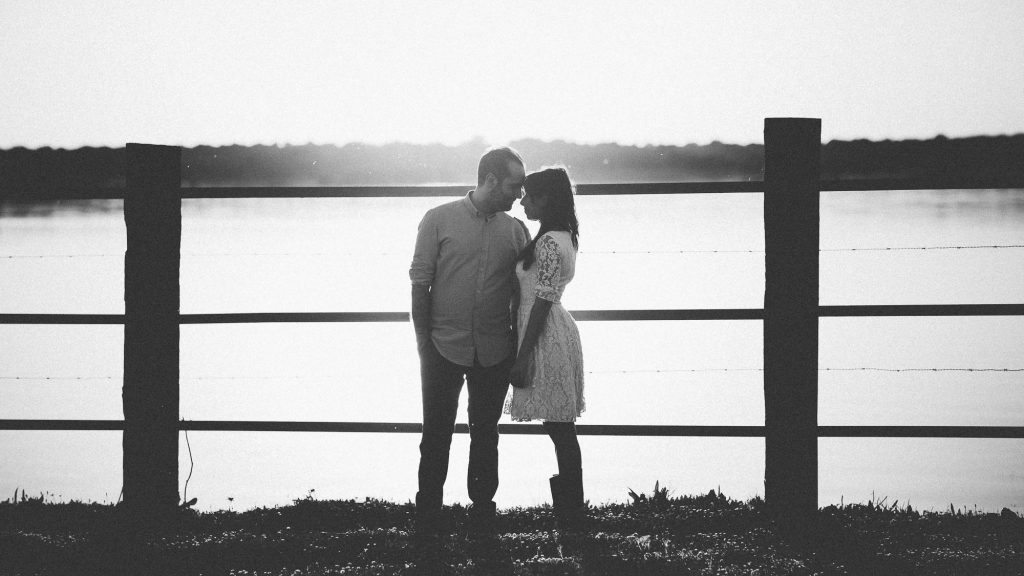 Un atardecer para fotos de pareja