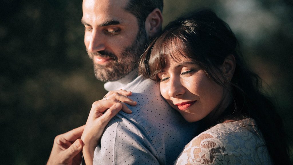 Un atardecer para fotos de pareja