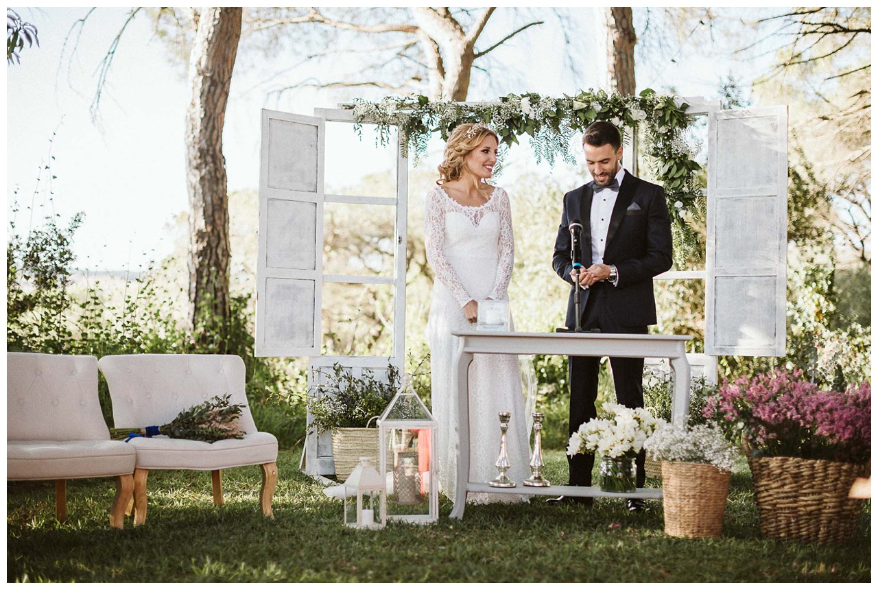 Una boda al aire libre