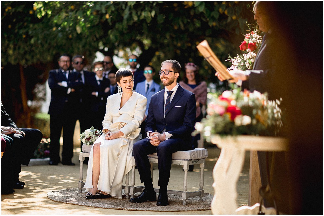 Momento de la ceremonia en Casa Bucarelli