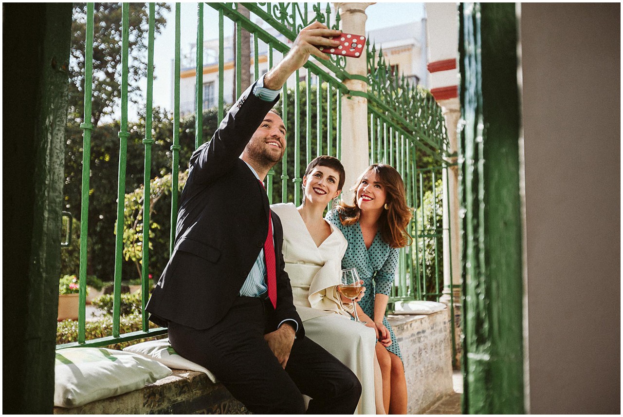 Un Selfie con la novia