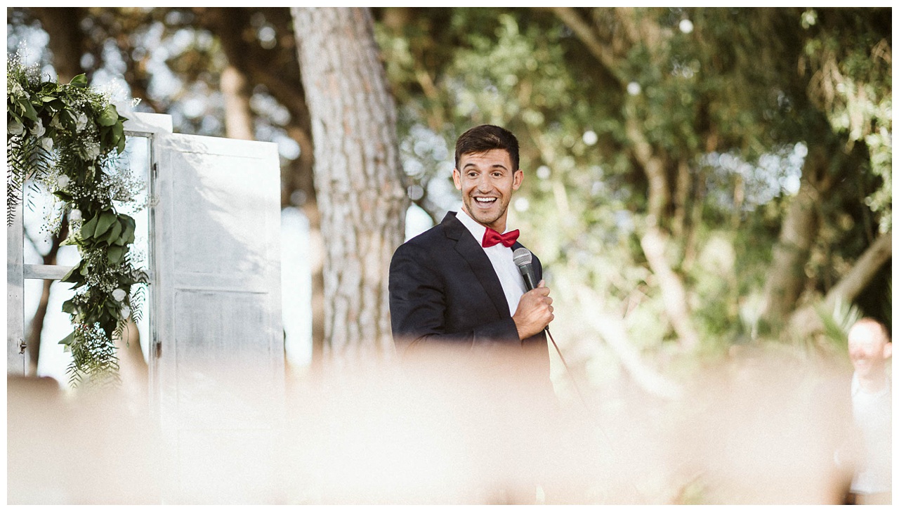 Una boda al aire libre