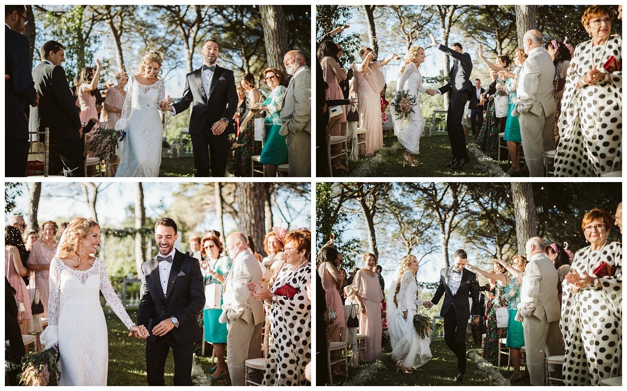 Una boda al aire libre