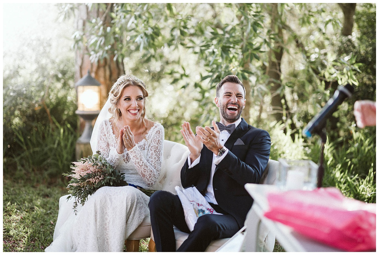 Una boda al aire libre