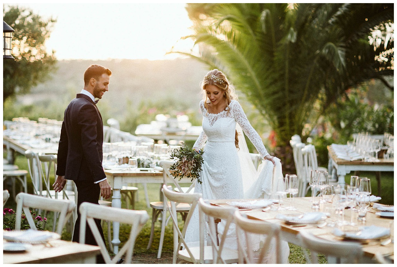 Una boda al aire libre