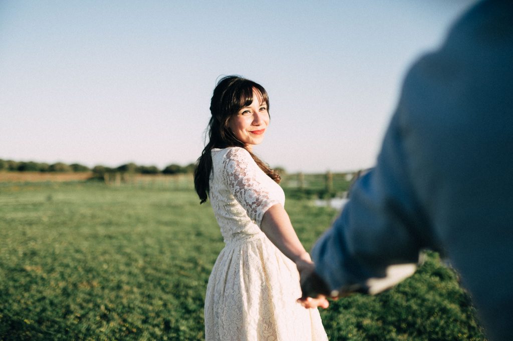Un atardecer para fotos de pareja