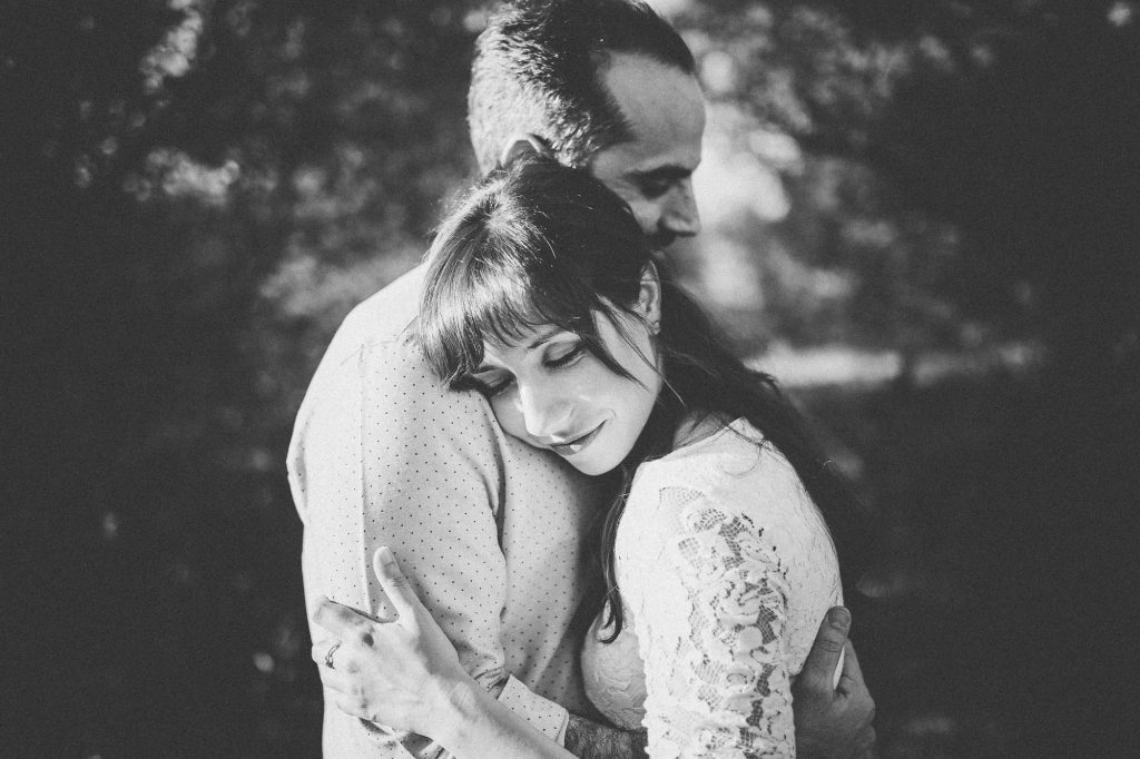 Un atardecer para fotos de pareja