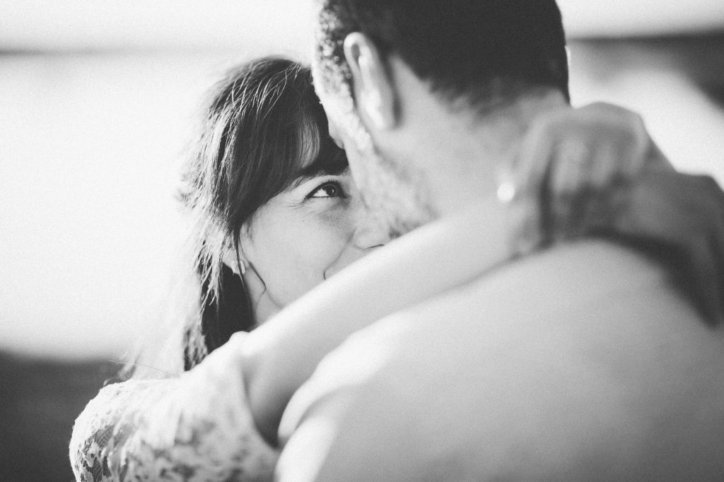 Un atardecer para fotos de pareja
