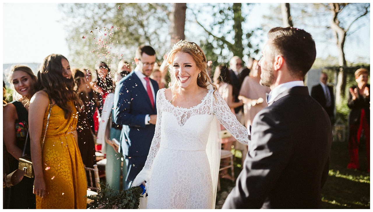 Una boda al aire libre