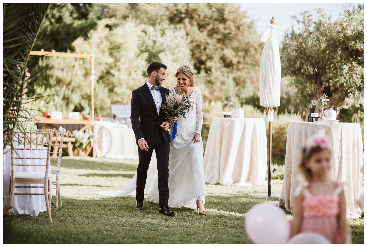 Una boda al aire libre