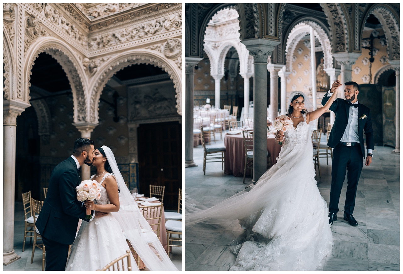 Boda de destino persa en Casa Guardiola