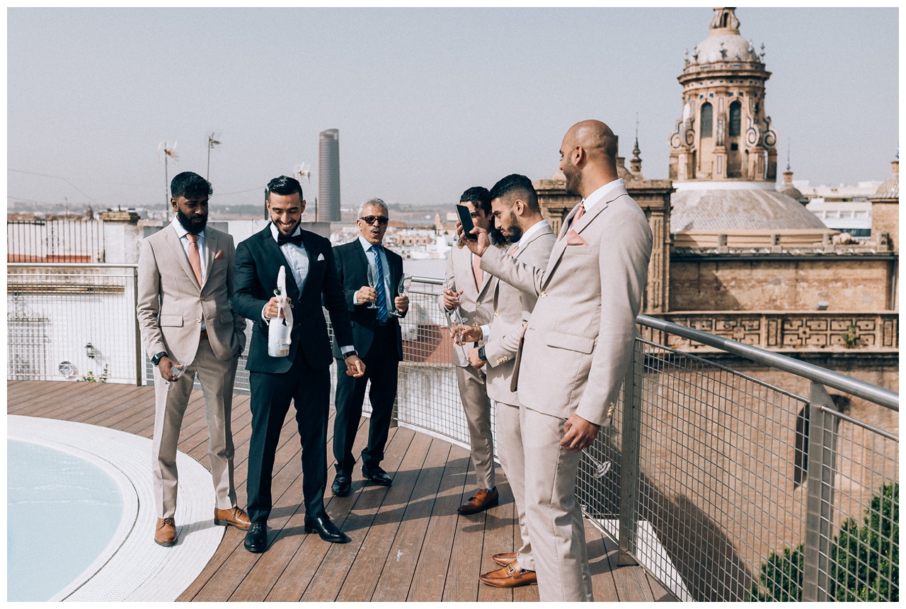 Boda de destino persa en Sevilla