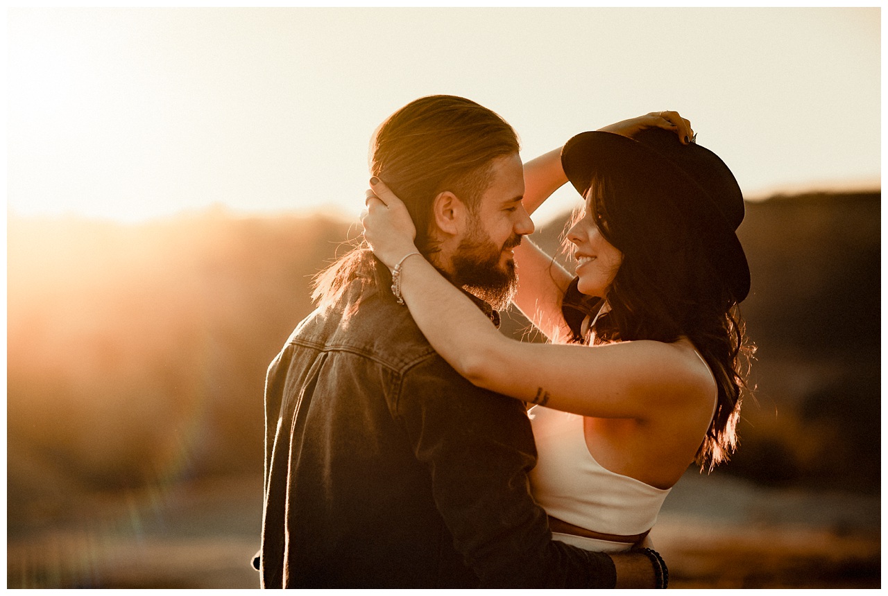 Sunset and couple