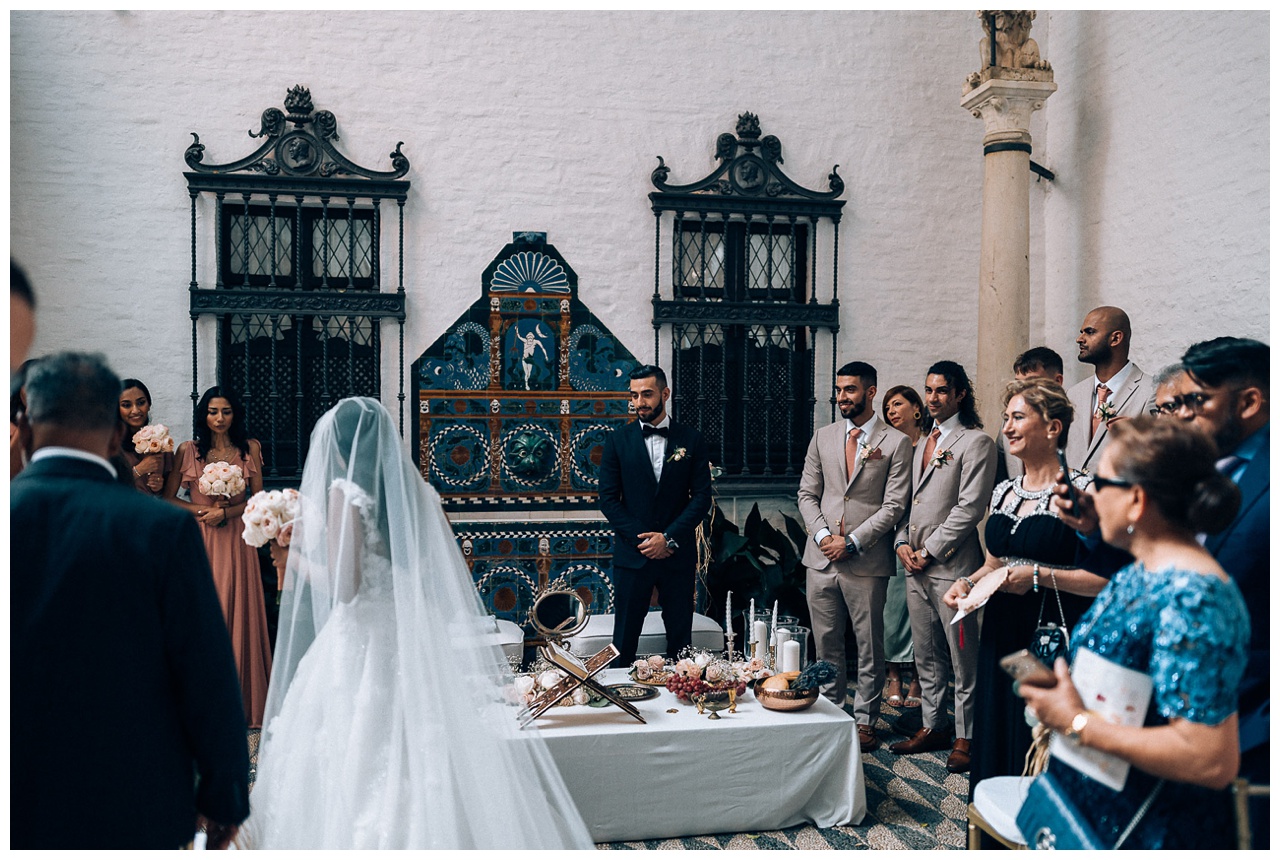 Boda de destino persa en Casa Guardiola