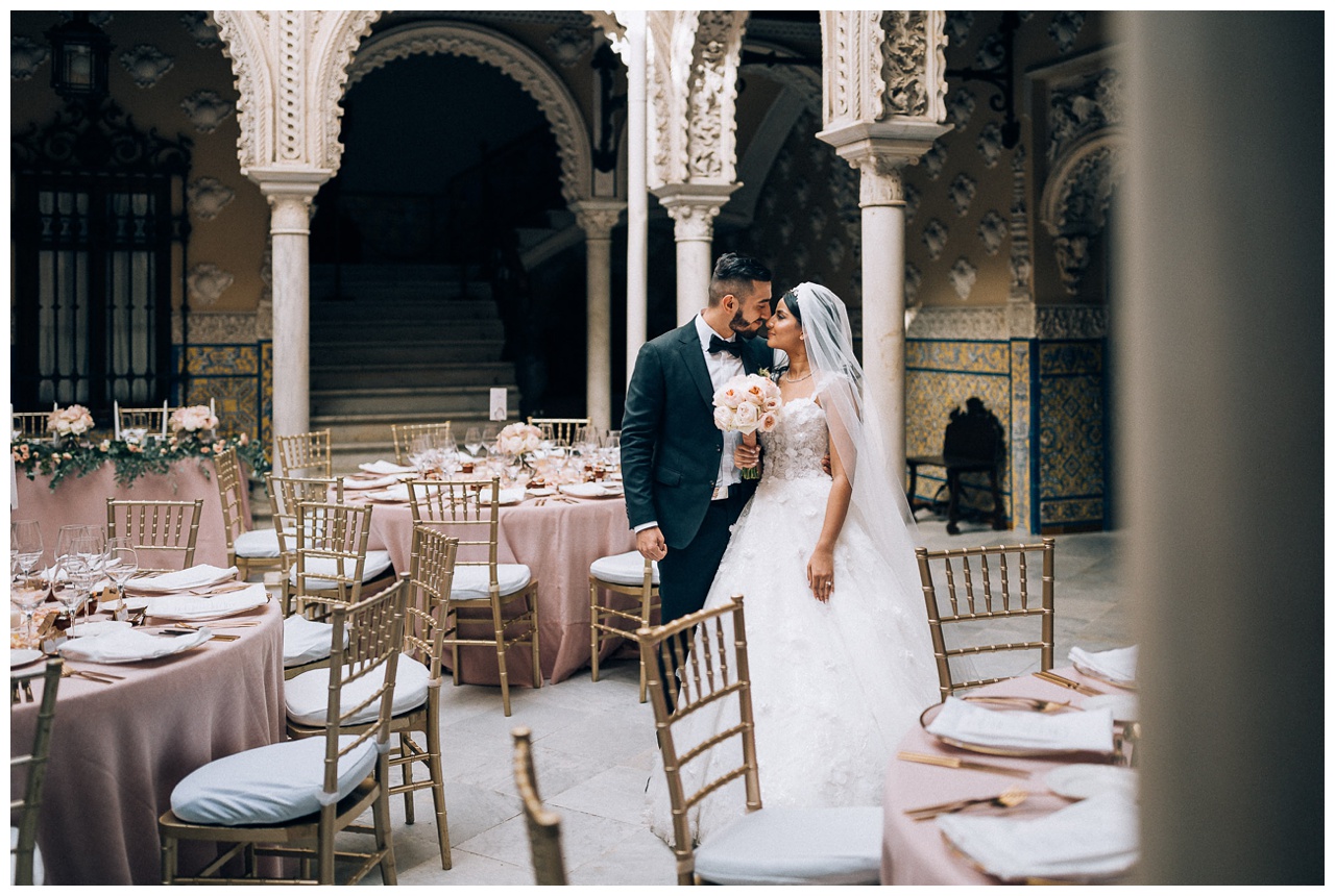 Boda de destino persa en Casa Guardiola