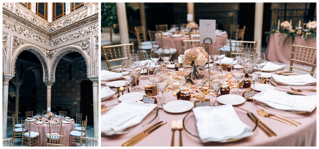 Boda de destino persa en Casa Guardiola