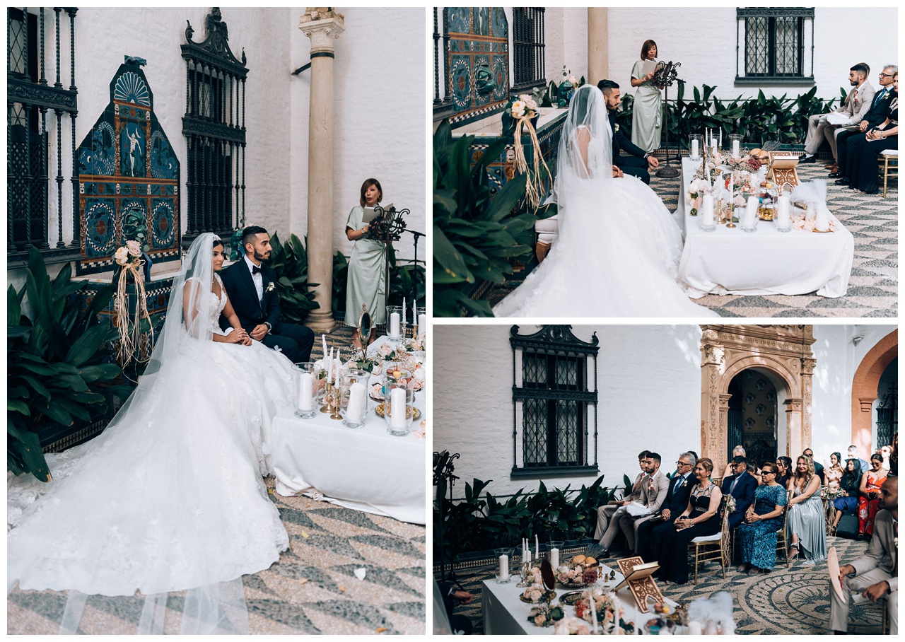 Boda de destino persa en Casa Guardiola