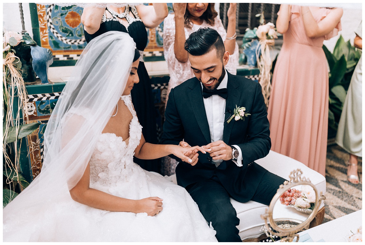 Boda de destino persa en Casa Guardiola