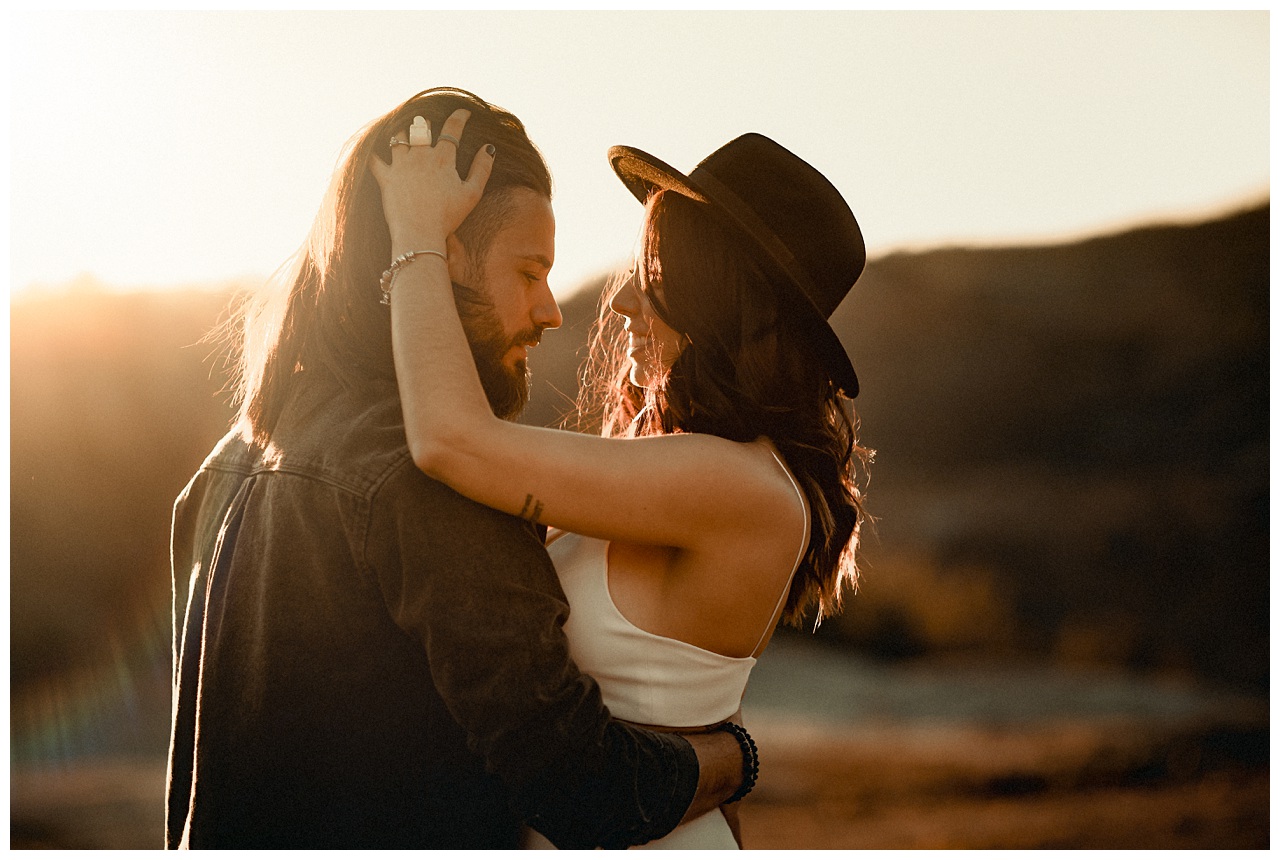 Sunset and couple