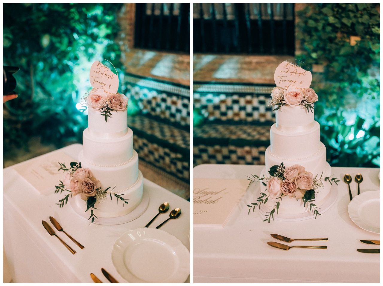 Boda de destino persa en Casa Guardiola