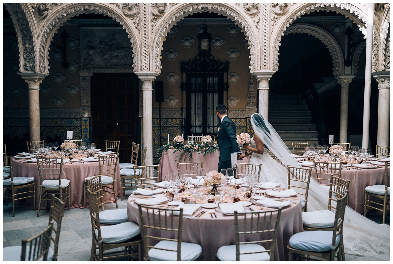 Boda de destino persa en Casa Guardiola