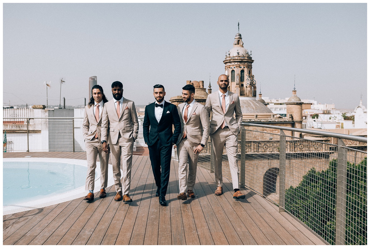 Boda de destino persa en Sevilla