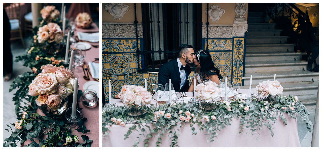 Boda de destino persa en Casa Guardiola