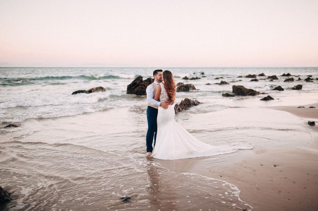 Postboda en la playa