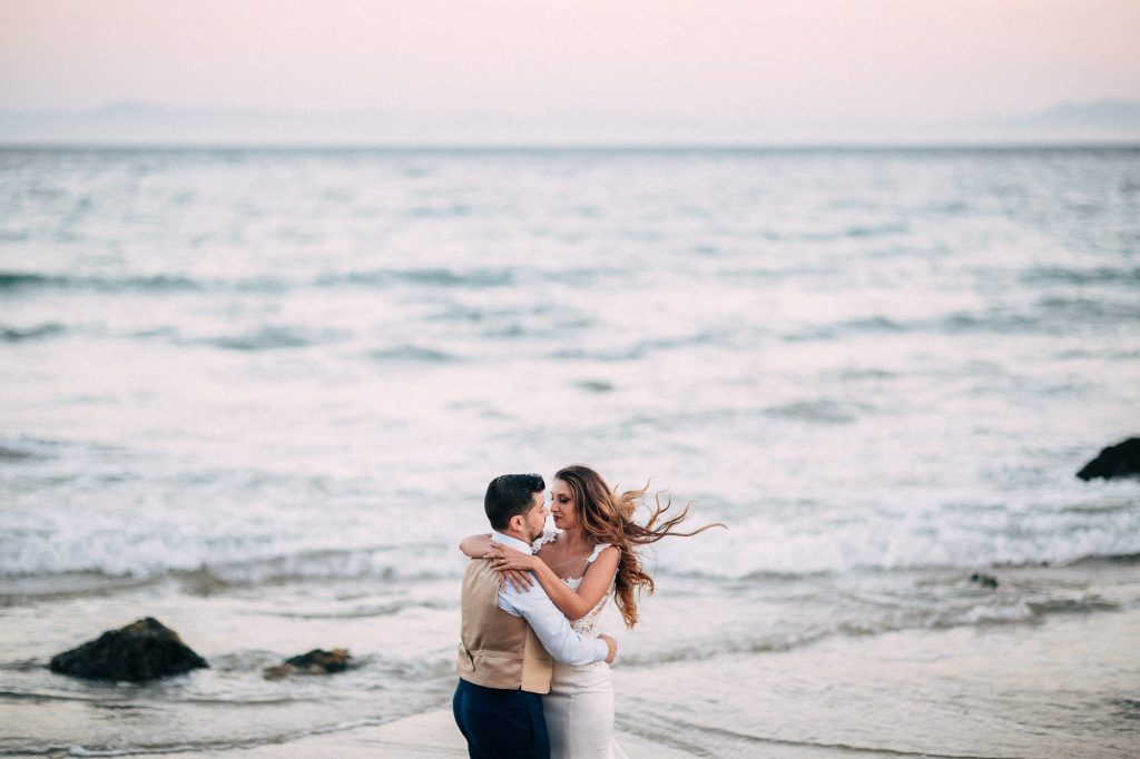 Postboda en la playa