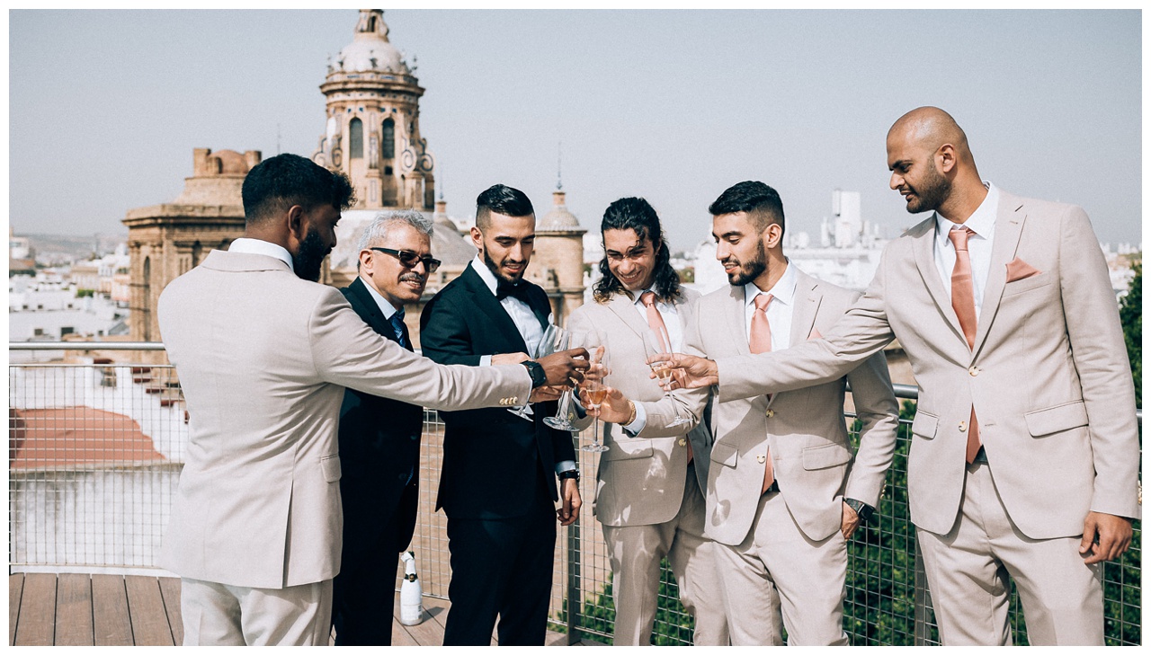 Boda de destino persa en Sevilla