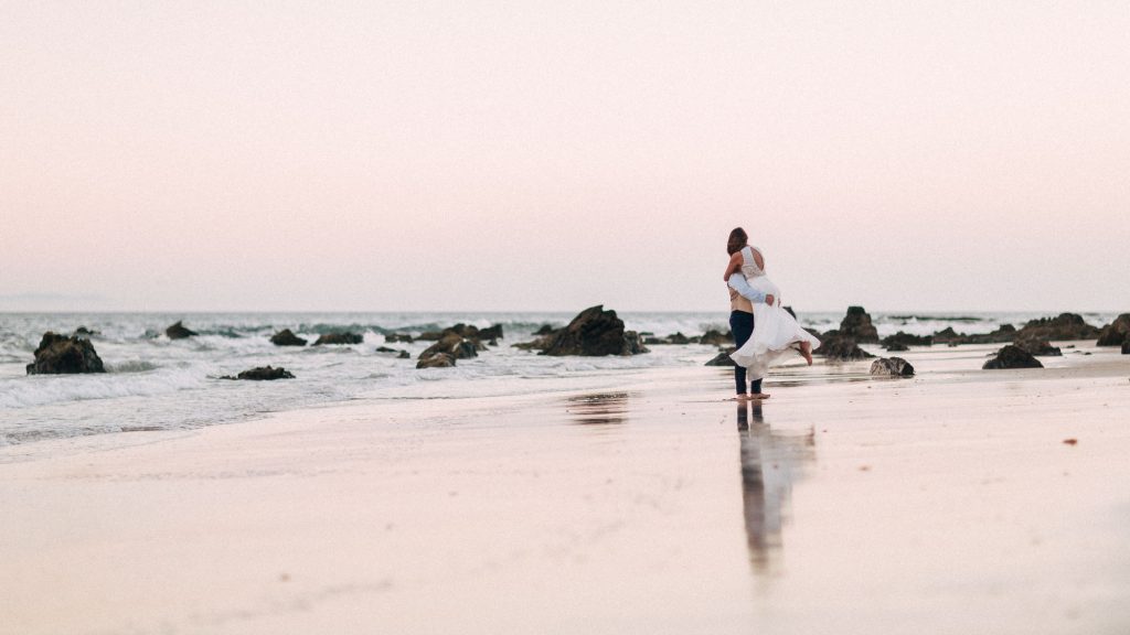 Postboda en la playa