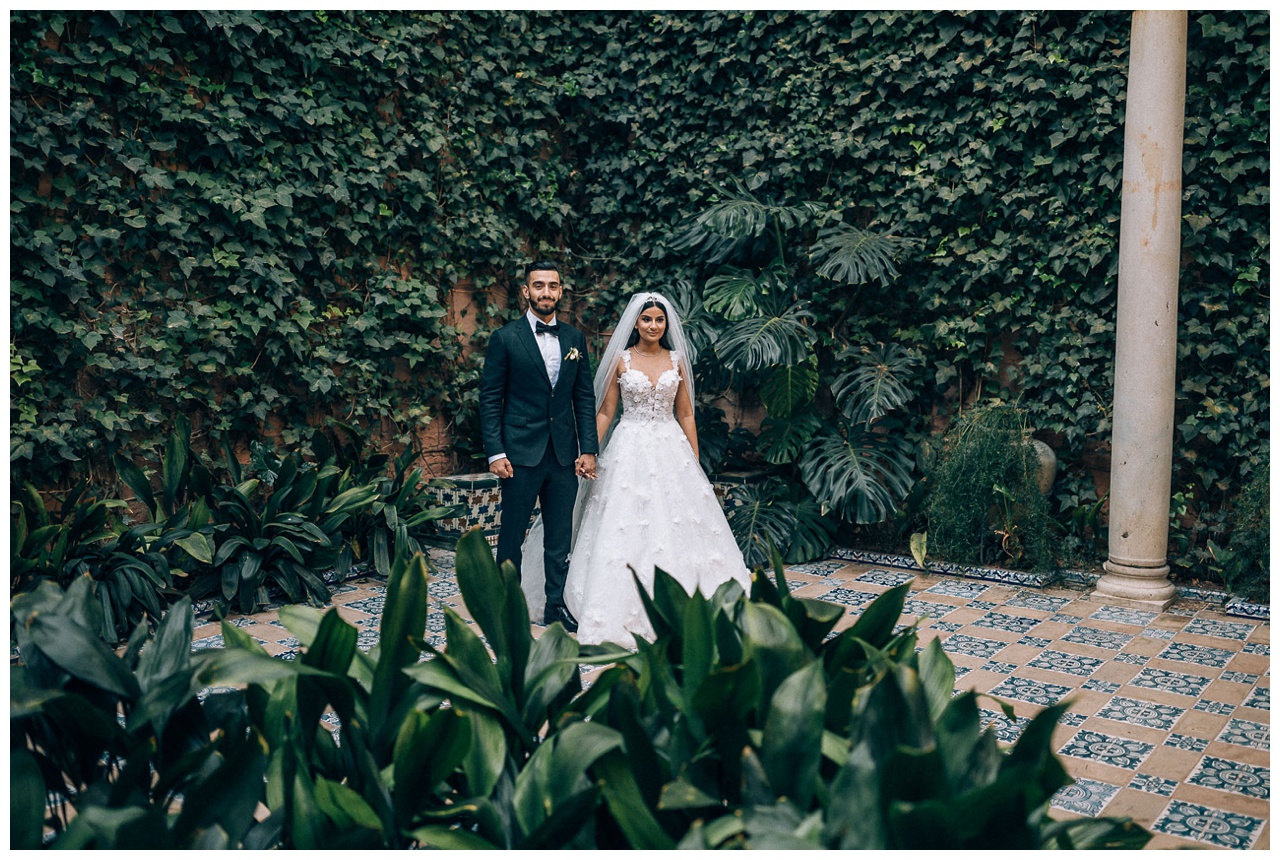 Boda de destino persa en Casa Guardiola