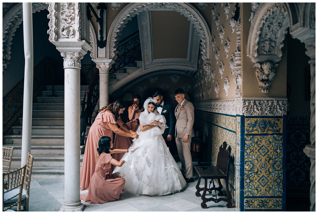 Boda de destino persa en Casa Guardiola