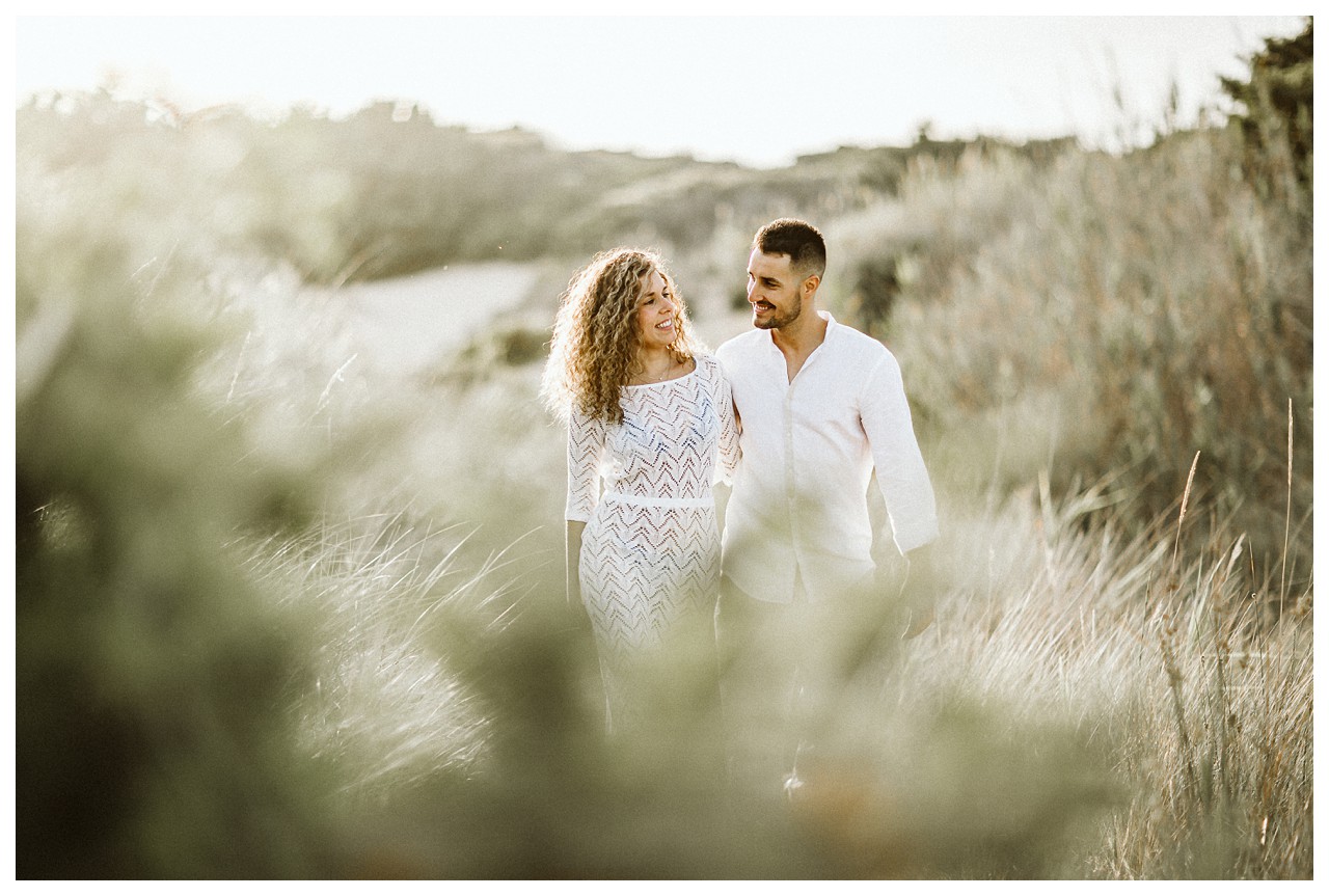 Contraluz de pareja