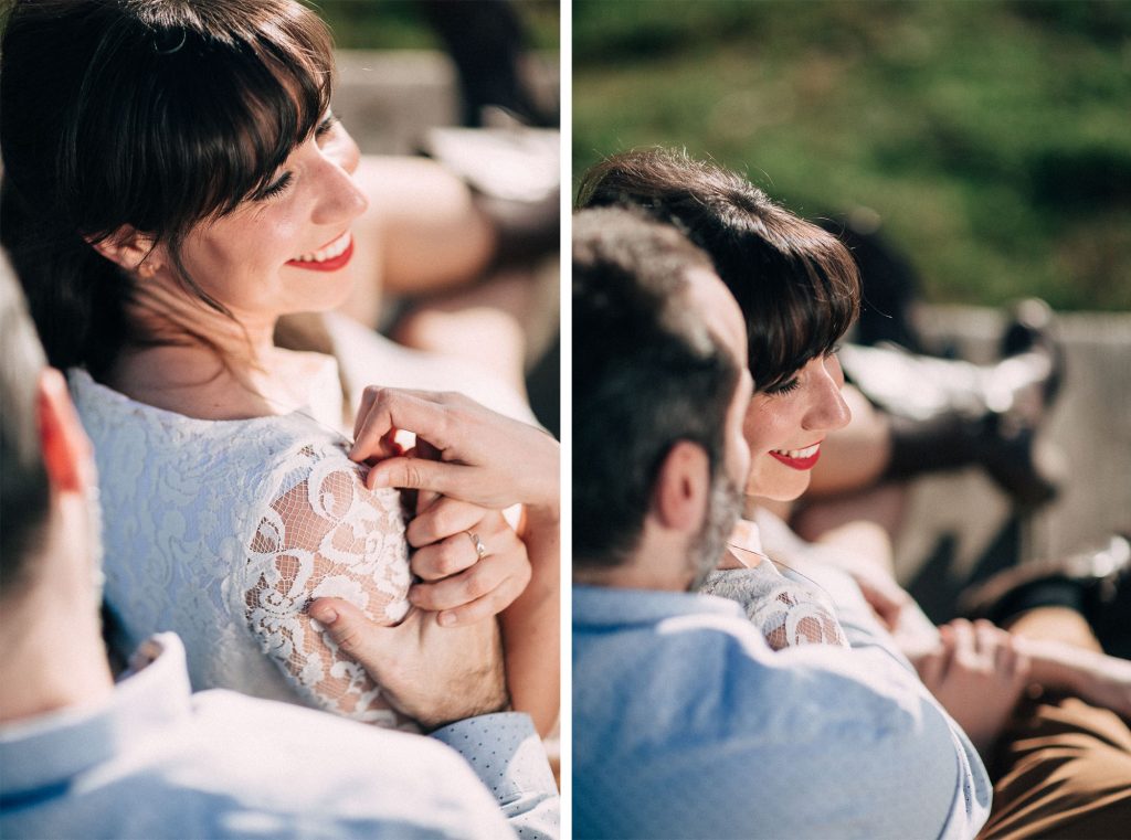 Un atardecer para fotos de pareja