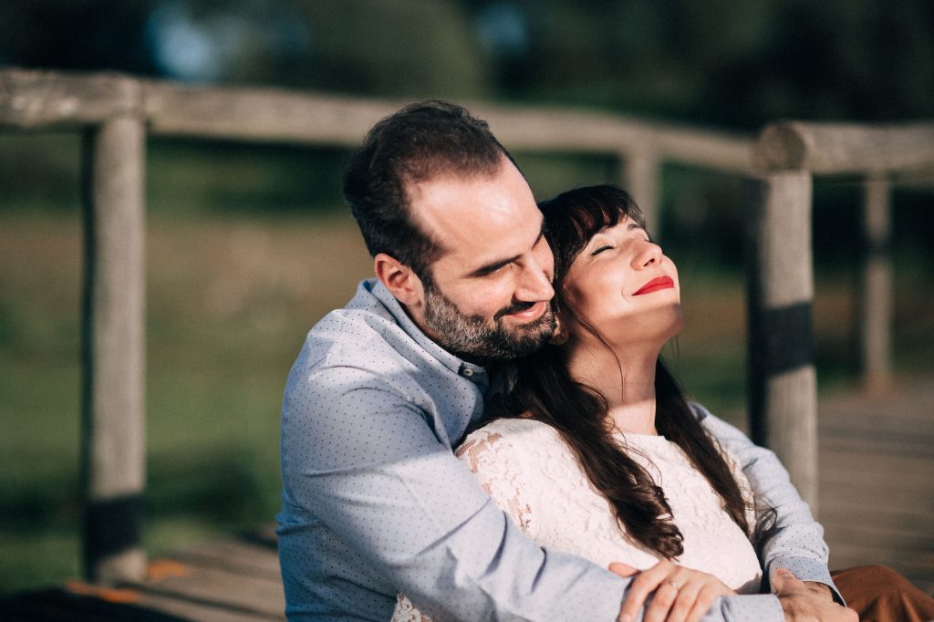 Un atardecer para fotos de pareja