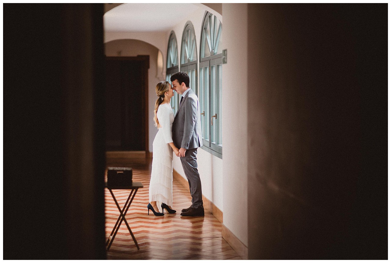 Novios en Palacio Bucarelli