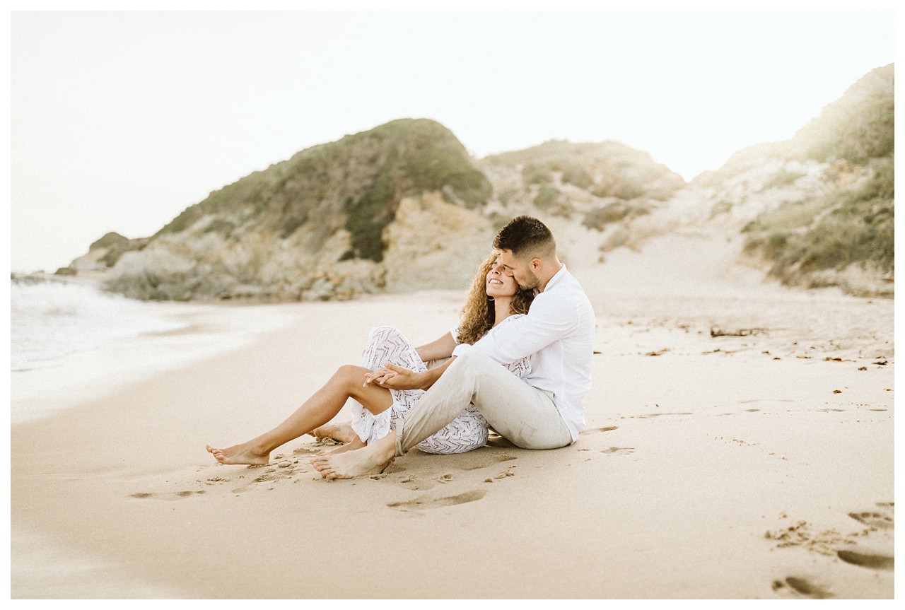 Pareja en la playa