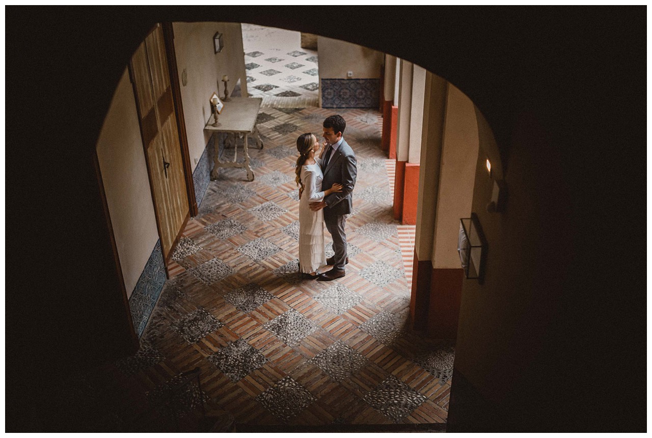 Novios en Palacio Bucarelli