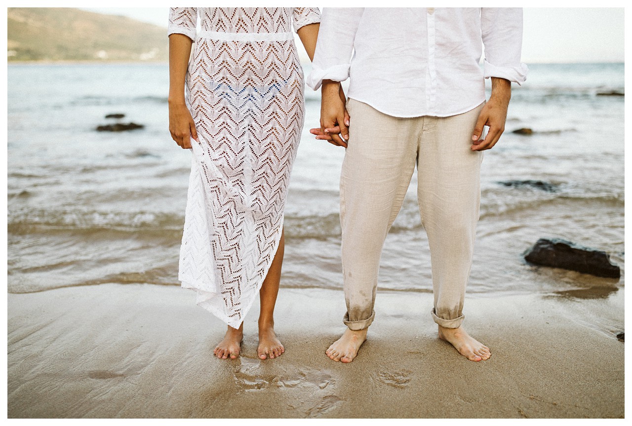 pareja en la playa