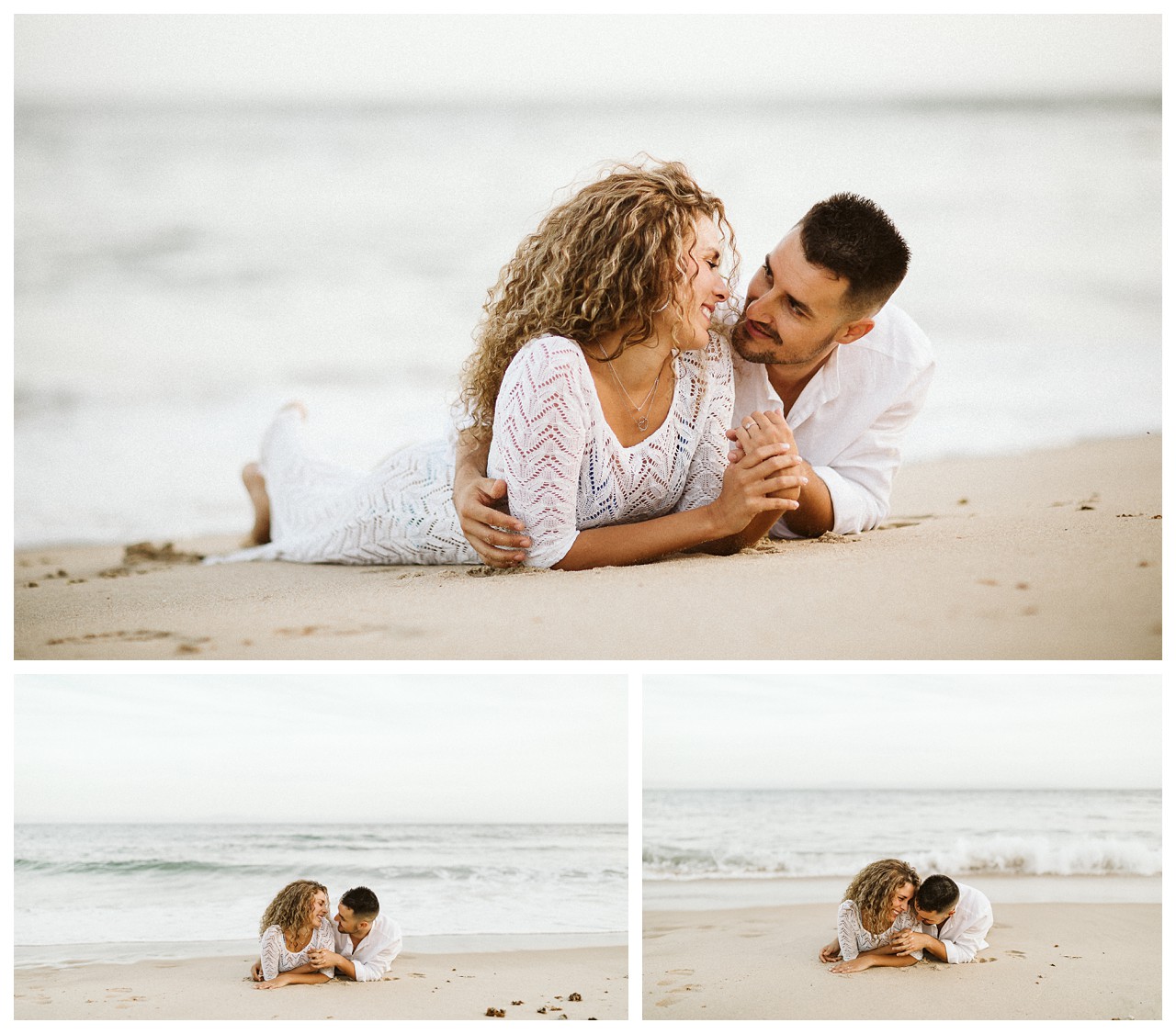 Pareja en la playa