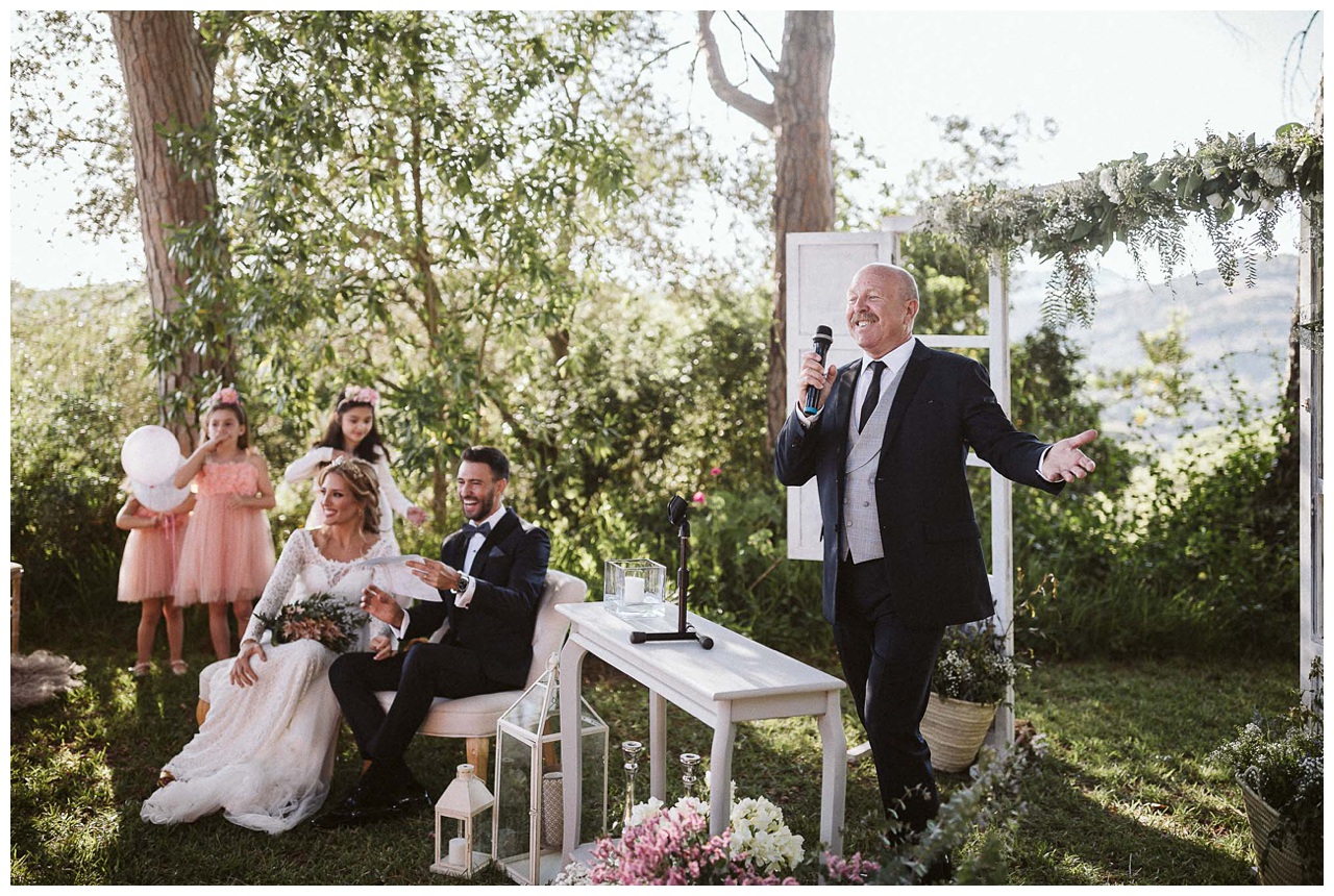 Una boda al aire libre