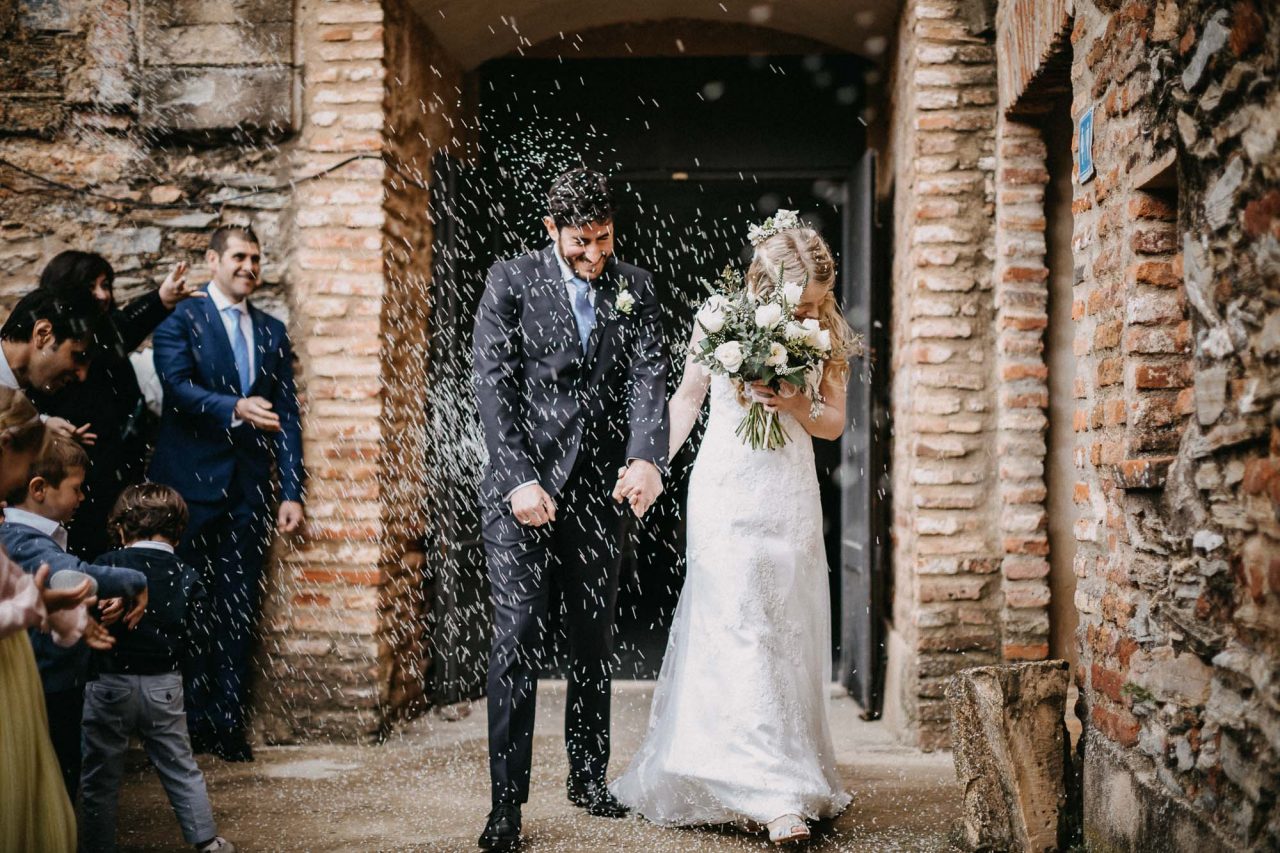 Una boda con lluvia